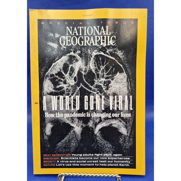 National Geographic November 2020 A World Gone Viral Pandemic Special Issue - Picture 7 of 7